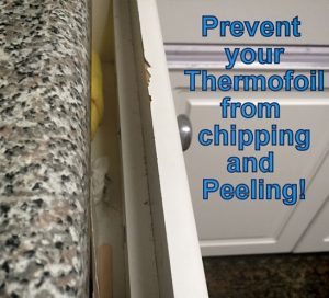 How Can I Keep My Thermofoil Cabinet Door From Peeling?