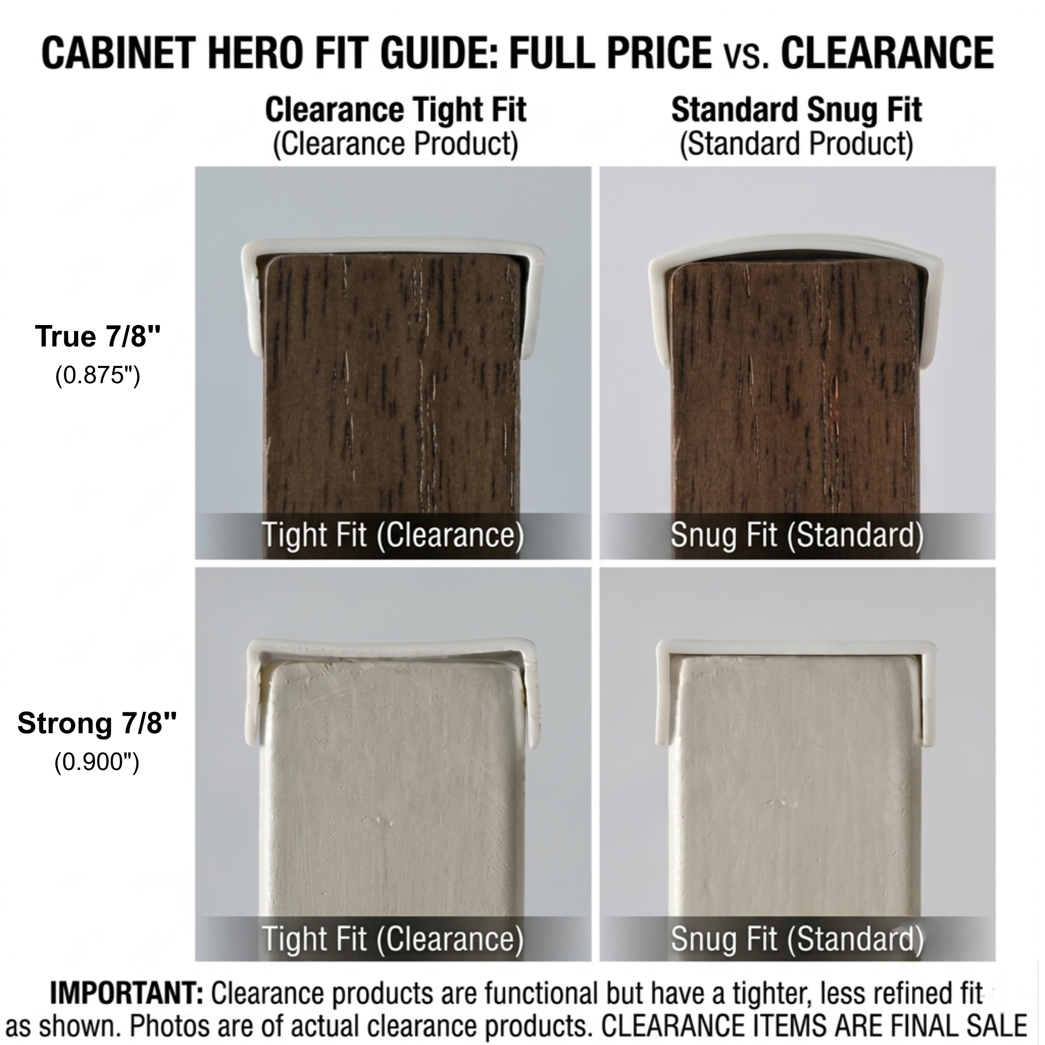 Slimline Cabinet Protectors - Clearance