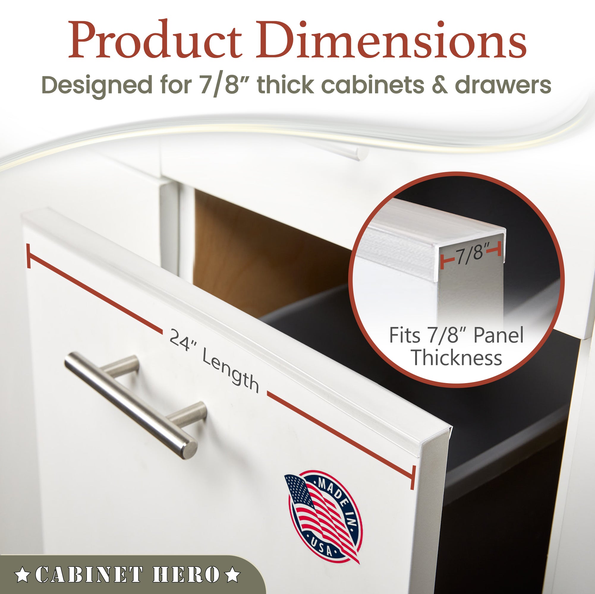 Cabinet Edge Protectors - Slimline Series