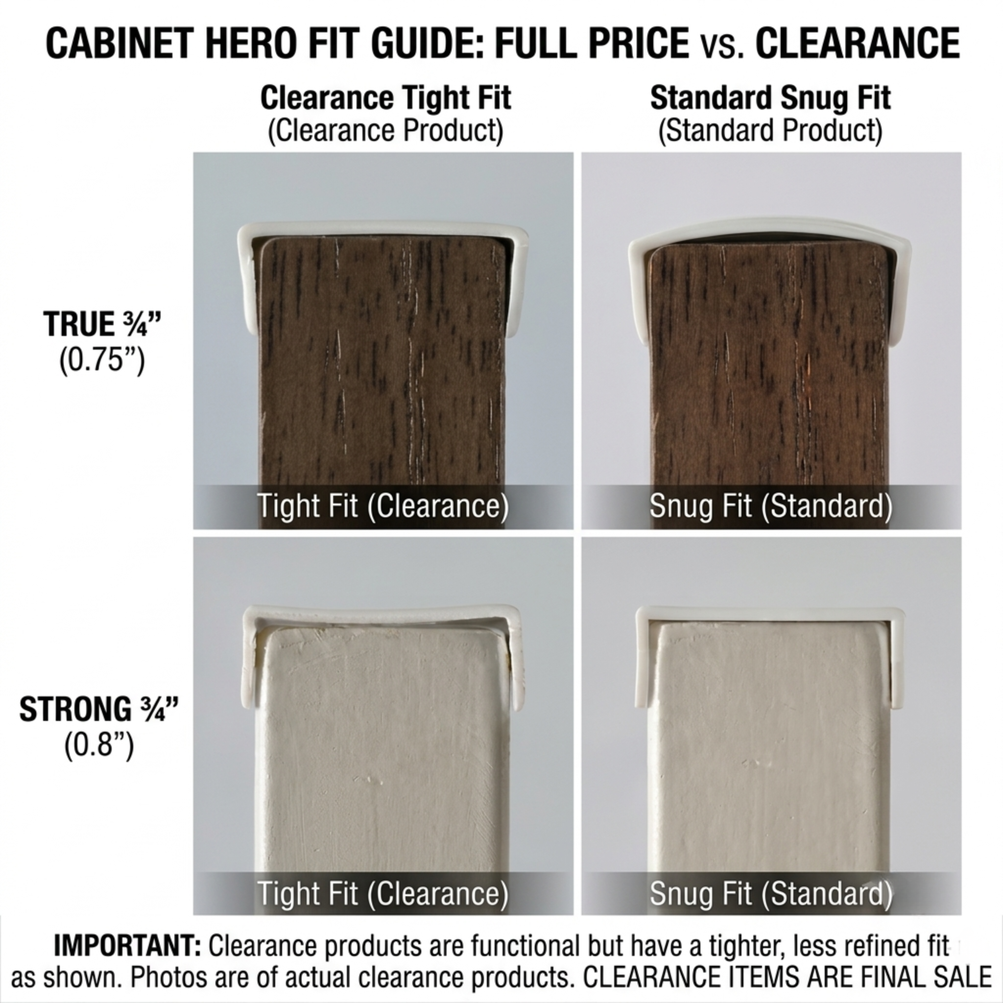 Slimline Cabinet Protectors - Clearance