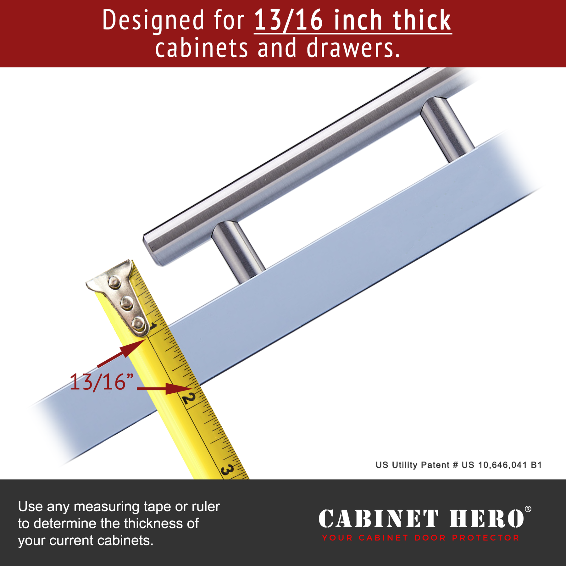 Slimline - Cabinet Hero Door Edge Protector